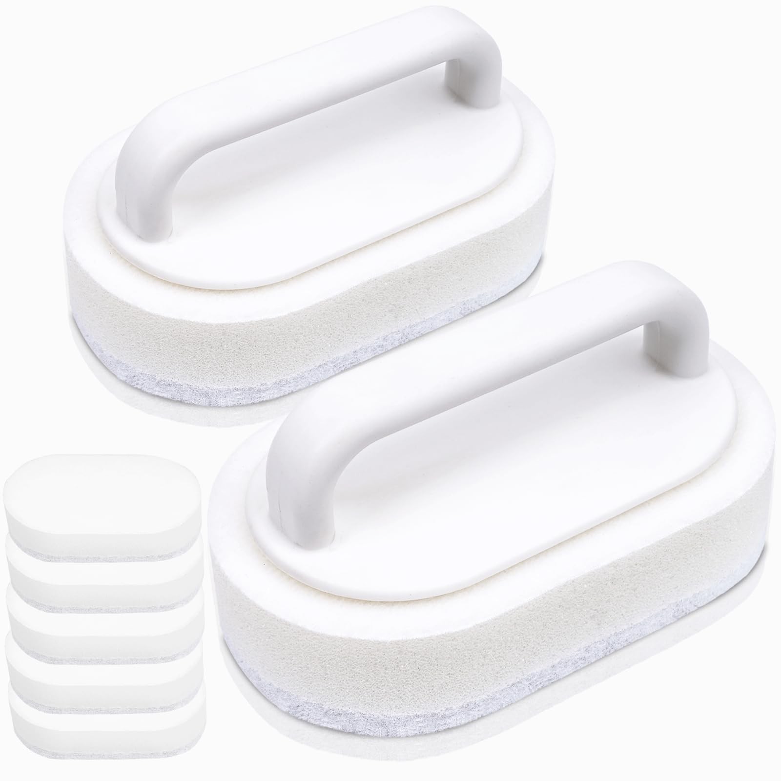 Thickened Handheld Scrub Pad for Hot Tubs, Spas & Pools, Non-Scratch Replacea…