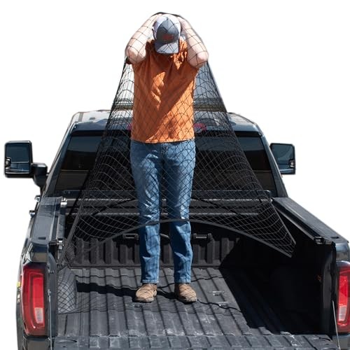 Upgraded Highly Elastic Cargo Net, USA Full Size Trucks – Single Layer