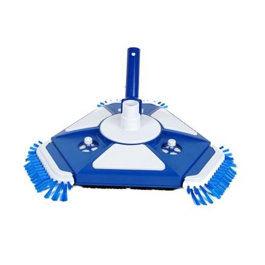 Pool Vacuum Head,Pool Cleaner Head， with Side Brush Universal Steering Handle
