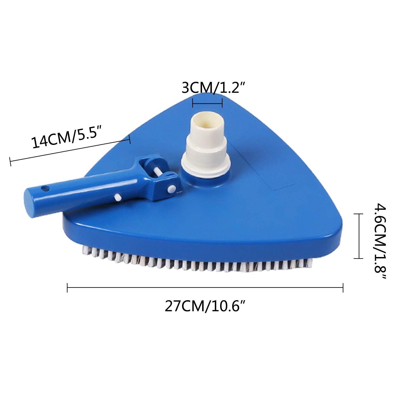 CREPRO Blue Vinyl Pool Vacuum Head