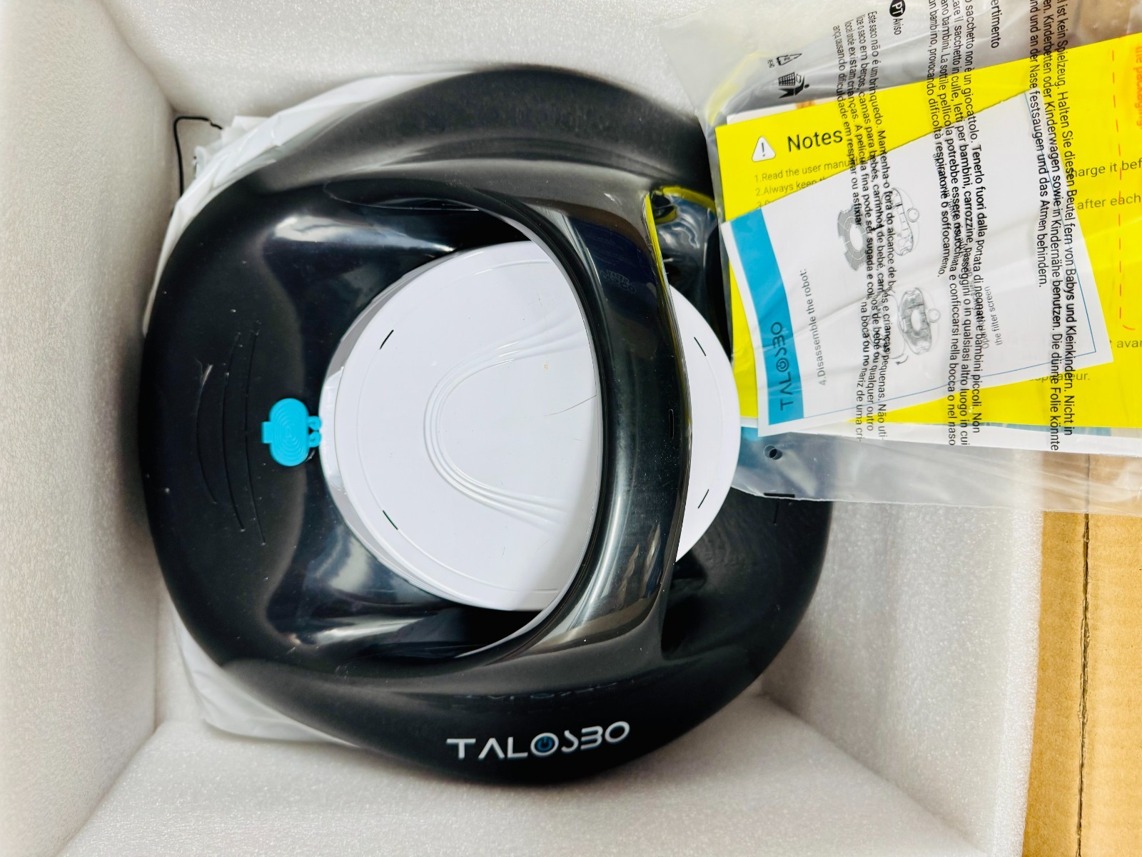 TALOSBO Pleco SE Cordless Pool Vacuum for Pools up to 861 SqFt Robotic Cleaner