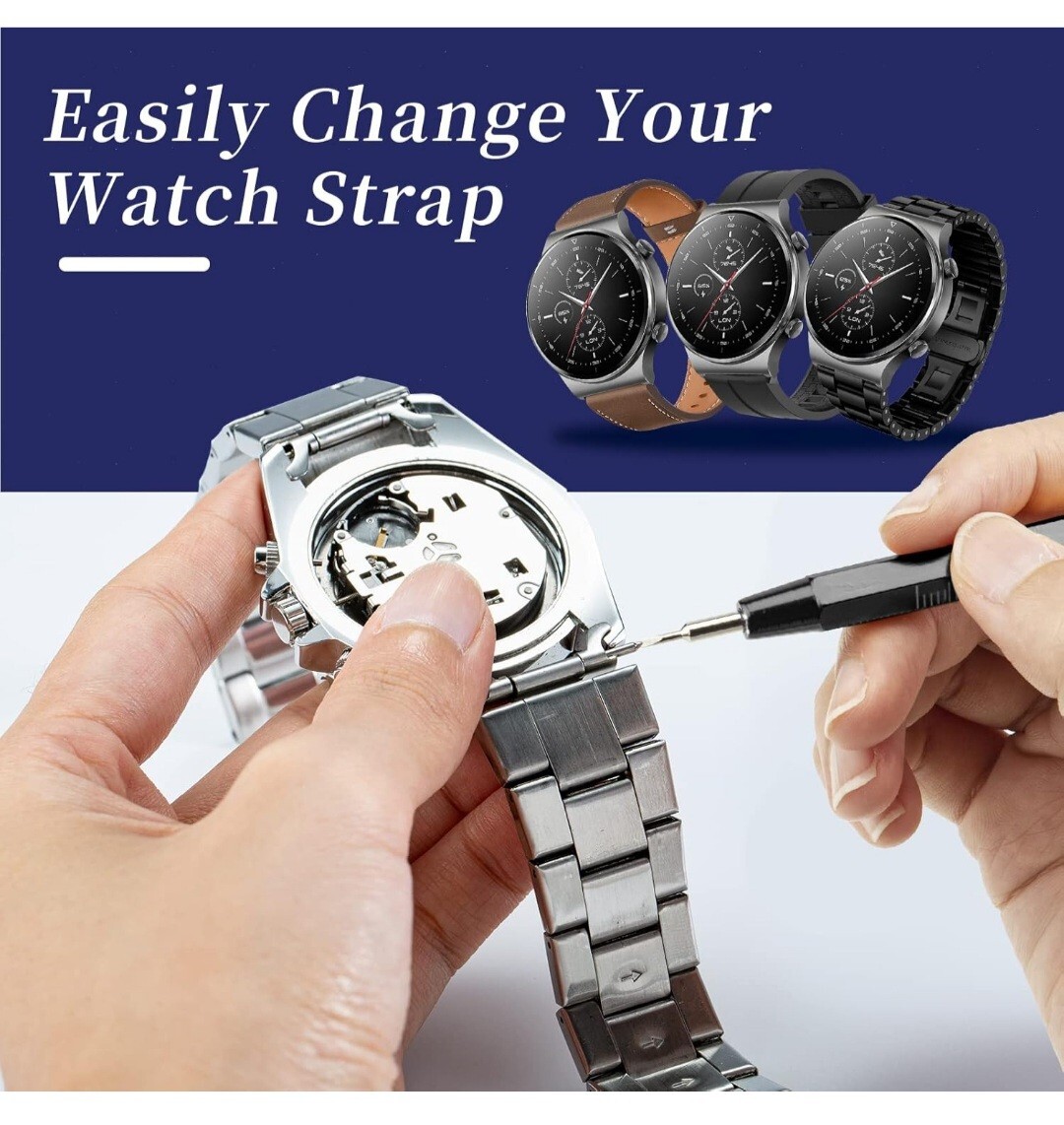 Eventronic Watch Repair Kit, Professional Battery Replacement Tool,…