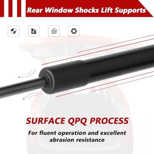 Rear Window Struts for Honda Pilot 2009-2015, Heavy Duty Back Glass Gas Shock