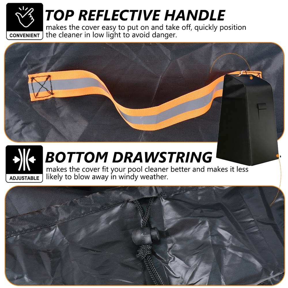 Robotic Pool Cleaner Caddy Cover Classic Outdoor Waterproof Vacuum Protector