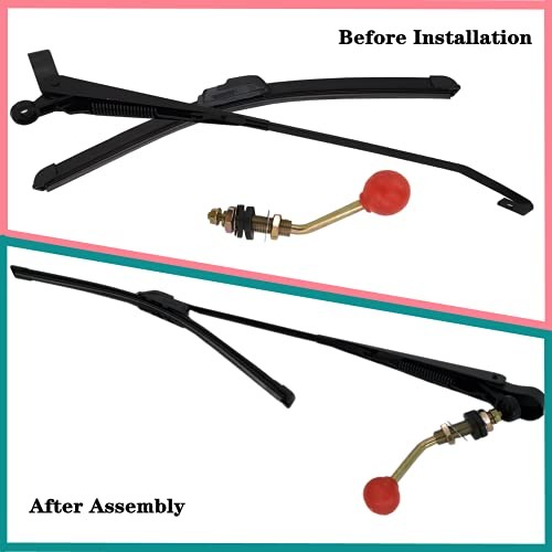 Most UTV Electric Windshield Wiper Motor Kit Replacement for Polaris Ranger