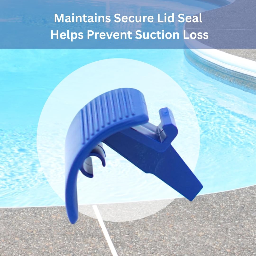 HSXTV102 Latch Kit for Hayward TracVac Pool Cleaners – Blue Top Cover Buckle …