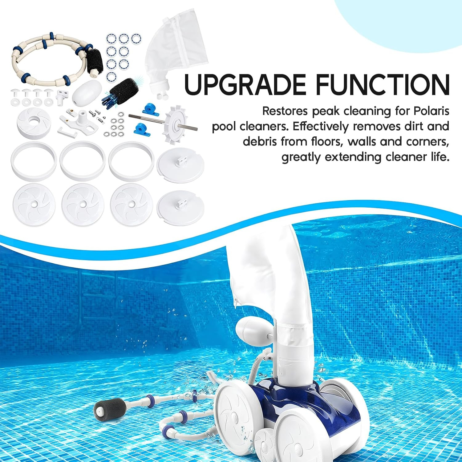Upgraded Pool Cleaner Rebuild Repair Replacement Fit for Polaris Zo-Diac Automat