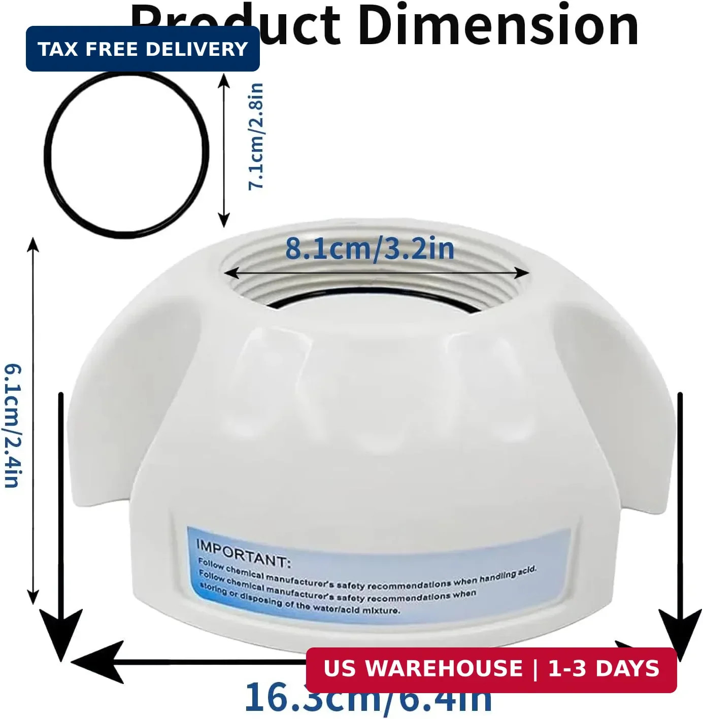 Pool t9 Salt Cell Cleaner Acid Washing Stand GLX-CELLSTAND/520670 IntelliChlor K