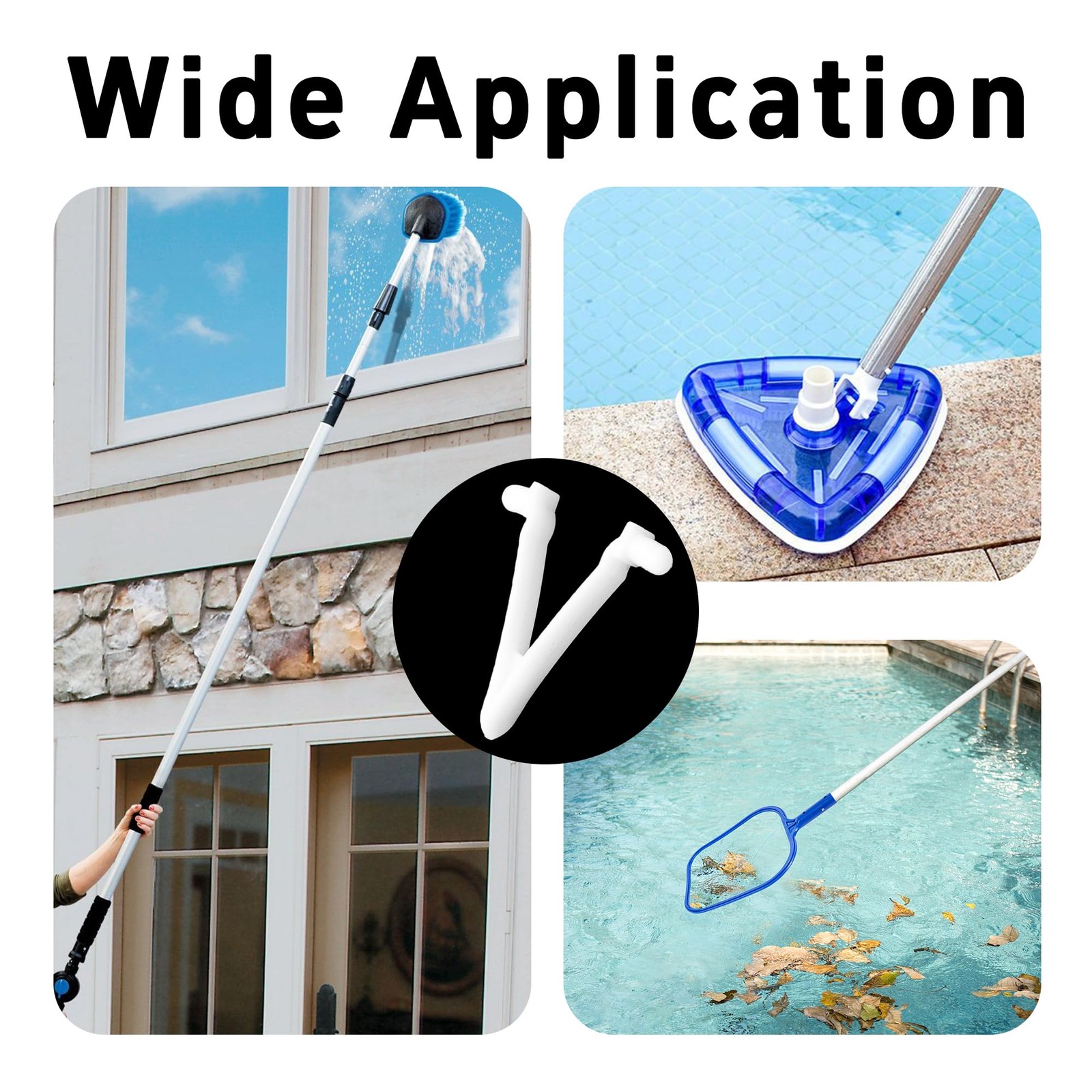 24PCS Pool Butterfly Clips, Universal V Clips for Pool Head, Skimmer Net and …