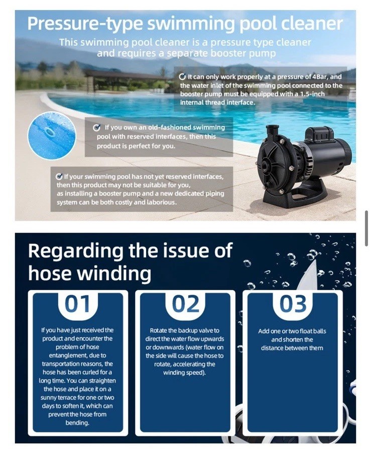 Upgrade Pool Pressure Side Sweeper: Professional Solution for Cleaning Your Swim