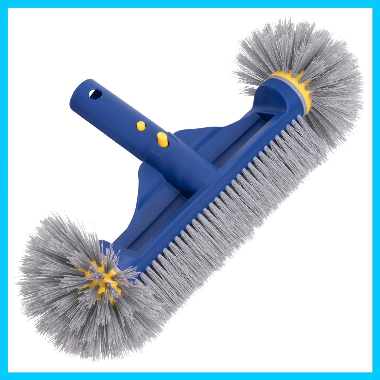 Pool Brush with Round Ends, 12.5 » Pool Brush Head for Inground Pools/Above G…