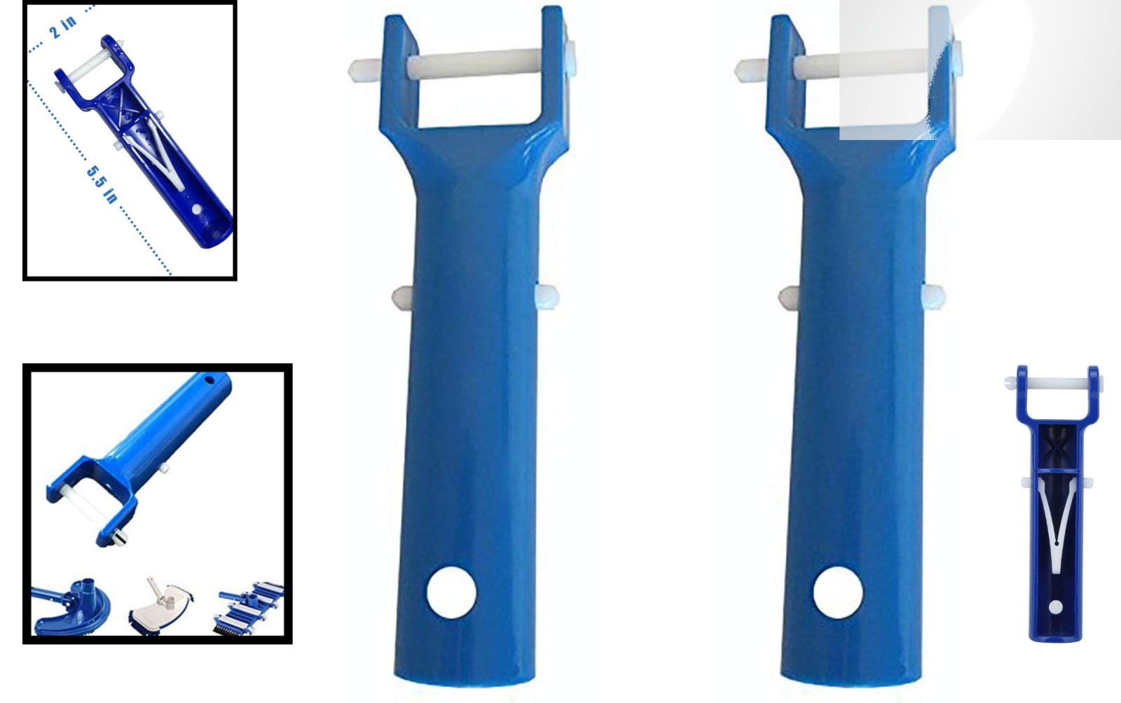 Battery-Powered Pool Vacuum Handle Replacement – 2 Pack for Ultra-Efficiency