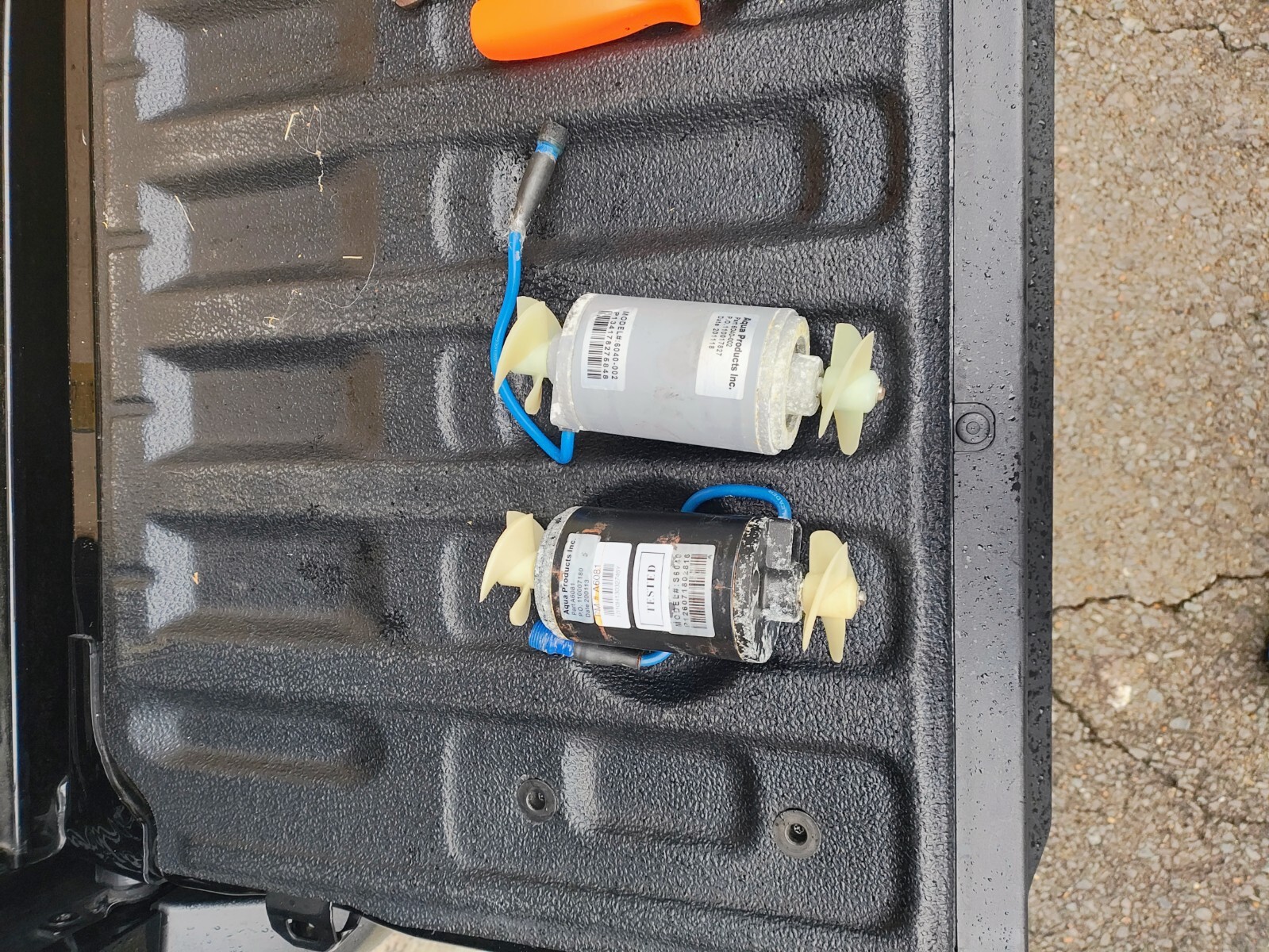 2 AQUABOT 48v motors sold as is parts or repair