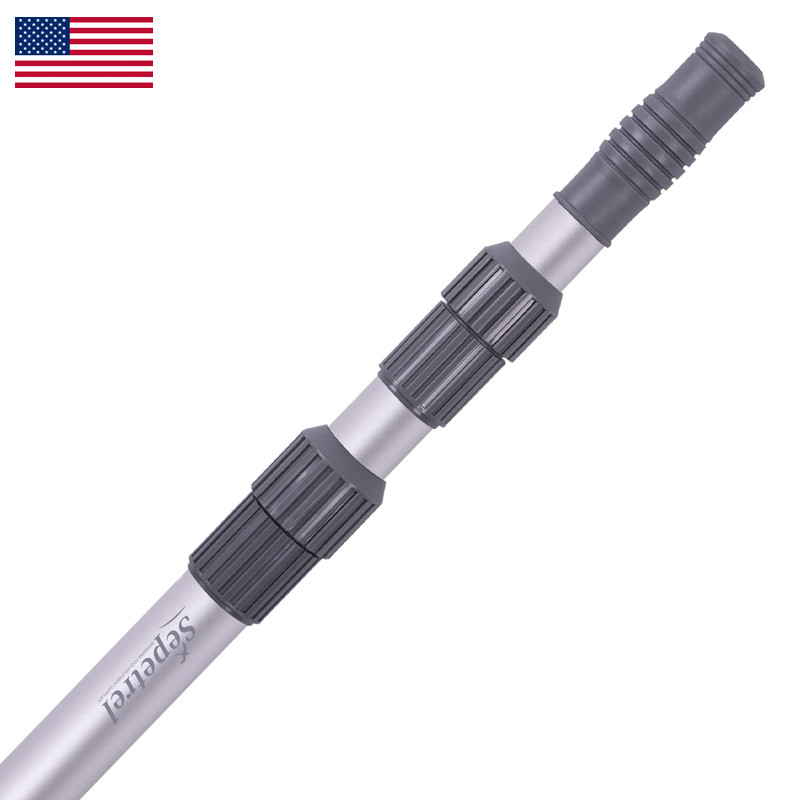 Sepetrel Pool Pole – Professional 15 Foot Telescoping Swimming Pool Cleaning