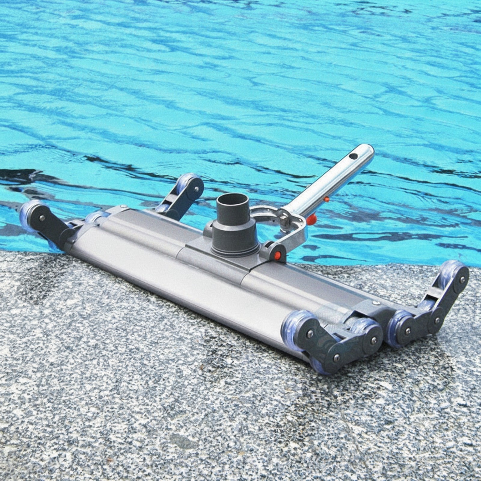 Pool Vacuum Head with Wheels Weighted Pool Vacuum Head Slim Design