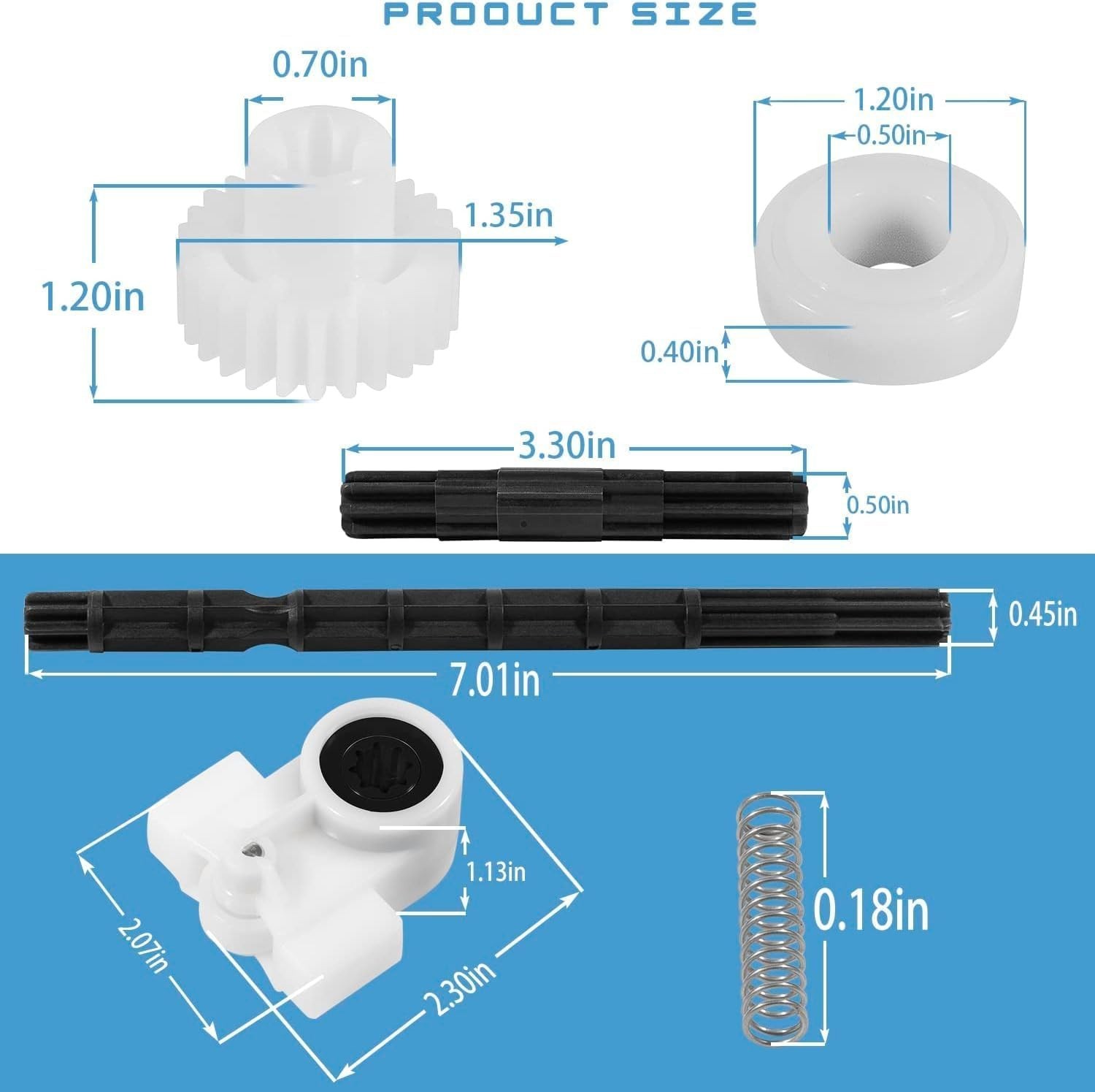 360289 360290 Left Right Drive Kit for Rebel Kreepy Krauly Warrior Pool Cleaner