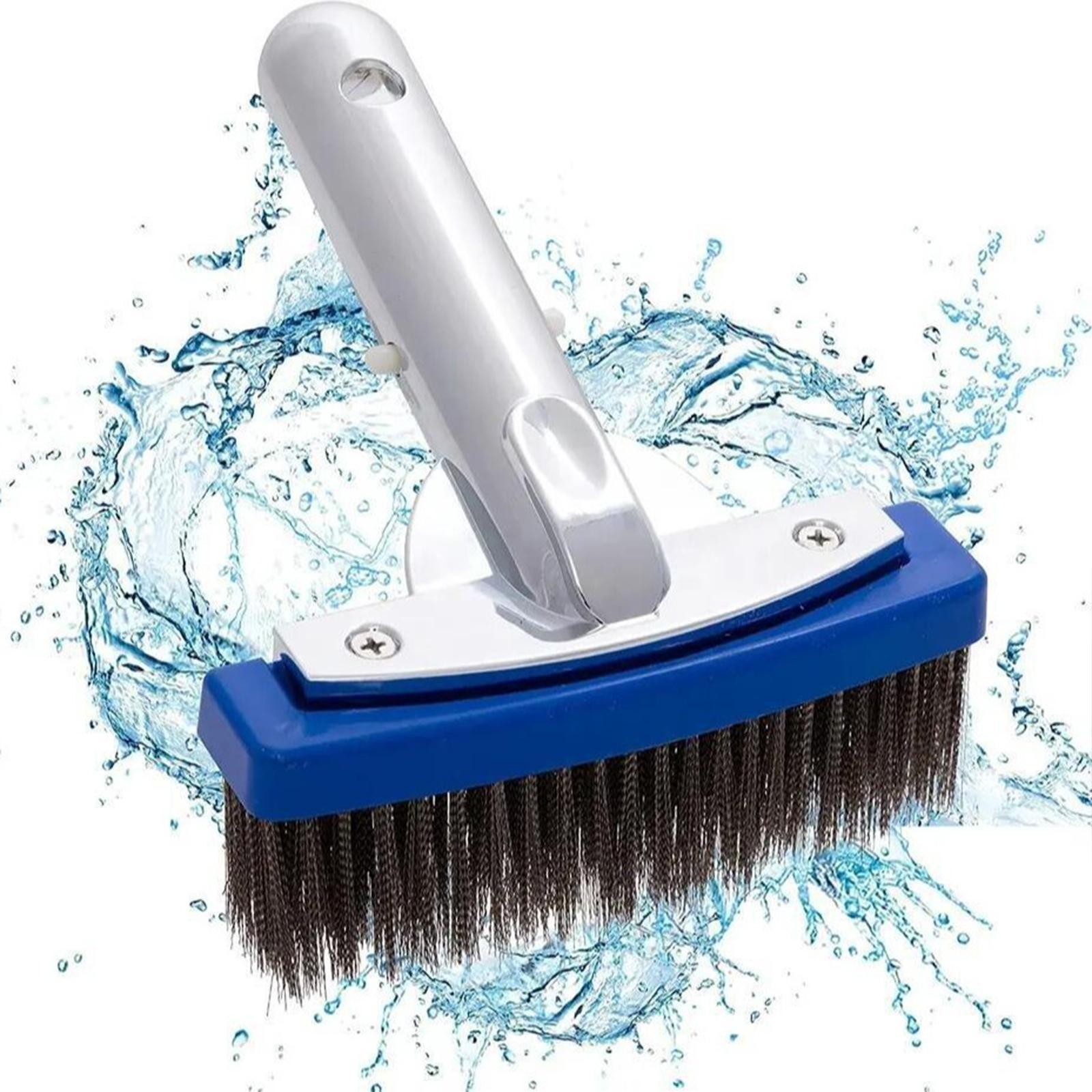 5inch Pool Brush Heavy Duty Aluminium Handle for Wall Tile Floor Corners