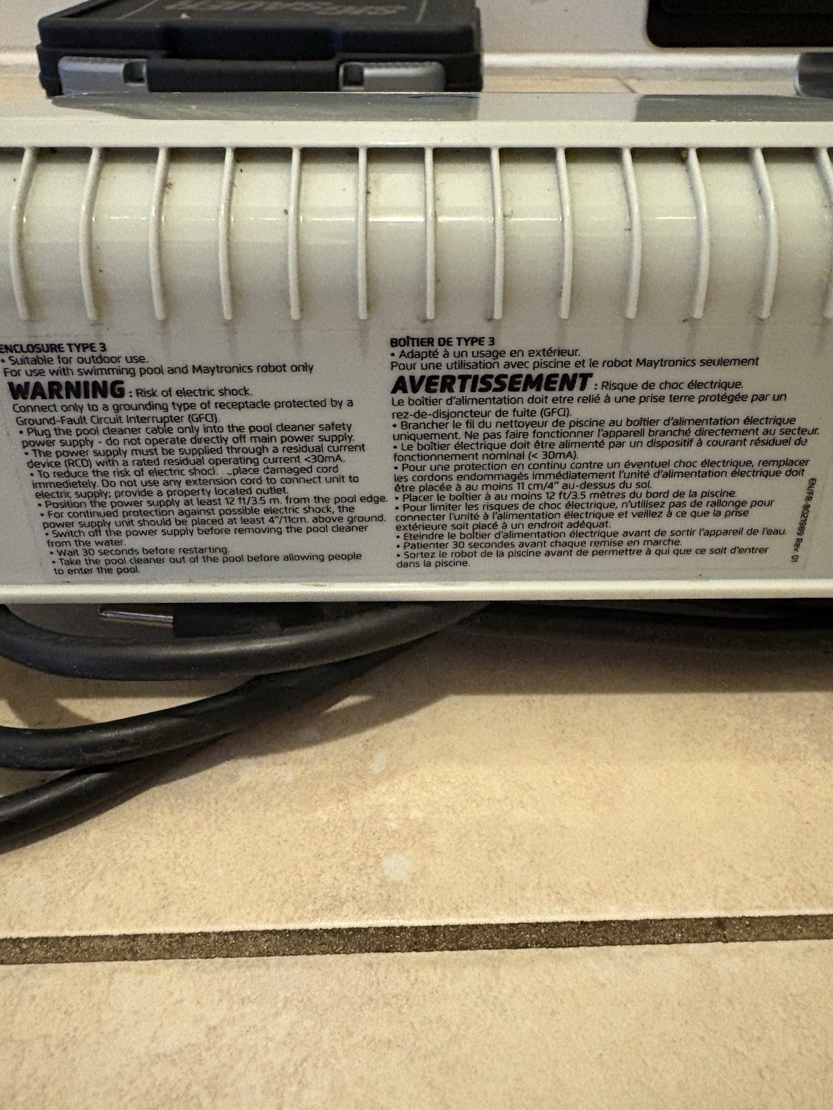 Dolphin Maytronics OEM Power Supply 99956083‑V6 Wi‑Fi for Robotic Pool Cleaner