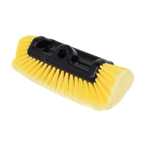Yellow Twist-On Car Wash Brush Head with Soft Bristle – 12&Prime; Car Wash Head