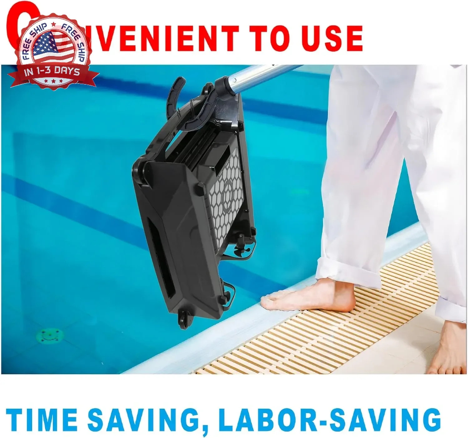 2 Pack Hook for All Robotic Pool Cleaner, Including Cordless, Above Ground and U