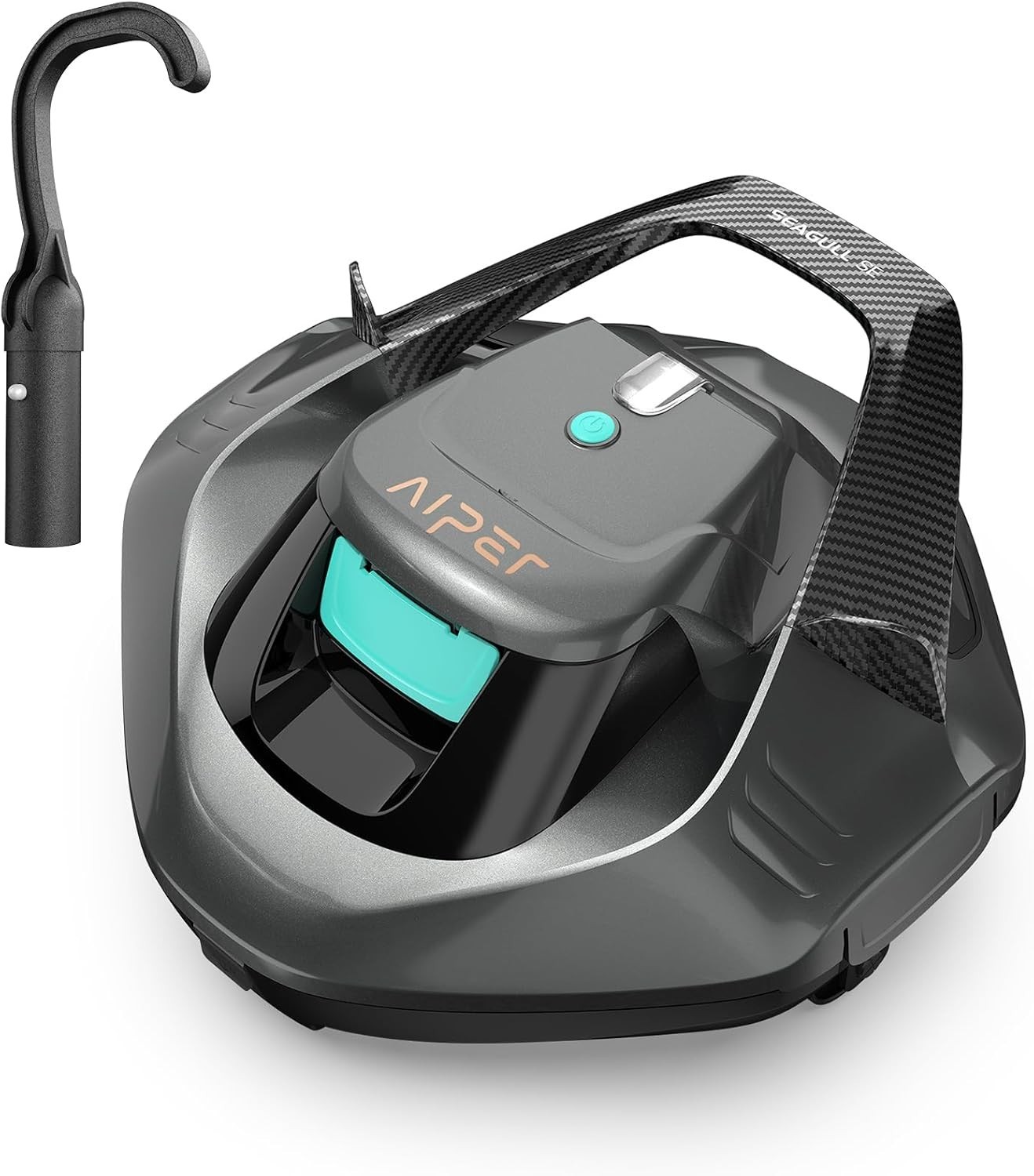 Seagull SE 2025 Cordless Robotic Pool Cleaner 1200GPH Suction, 90 Min Battery…
