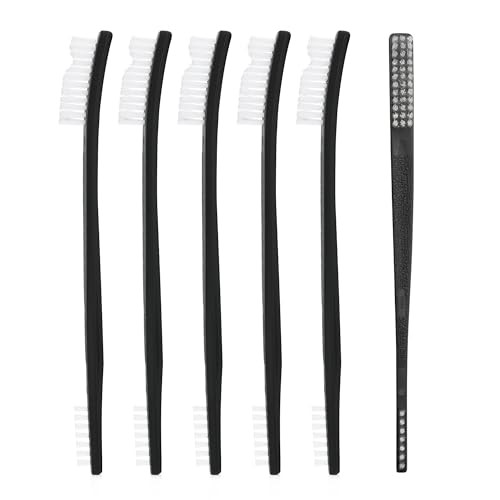 Dual-Purpose Toothbrush-Style Detail Brushes, 6-Pack – Precision Nylon