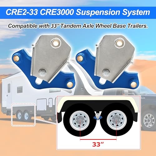 CRE2-33 CRE3000 Suspension System，Trailer Tandem Equalizer Compatible with 33&Prime;
