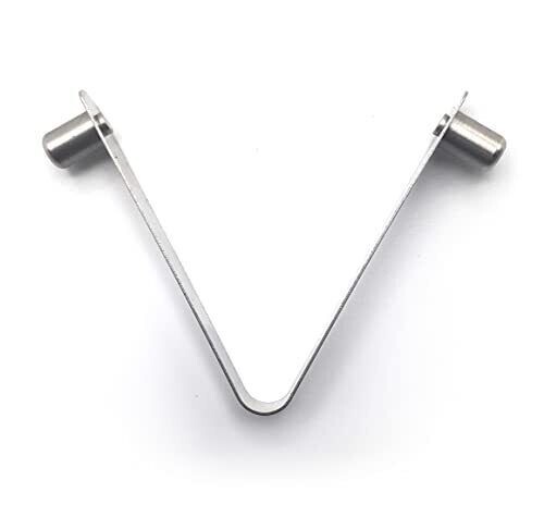Stainless Steel Pool Butterfly V-Clip 3 Pack – Swimming Pool Brush/Rake/Net