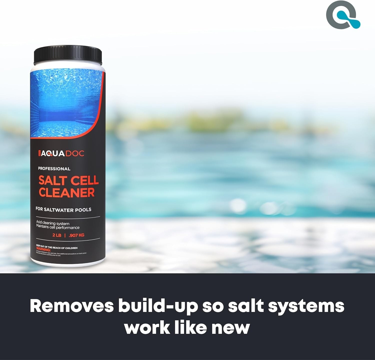 32oz Salt Cell Cleaner Solution – Prevent Buildup for Optimal Pool Function