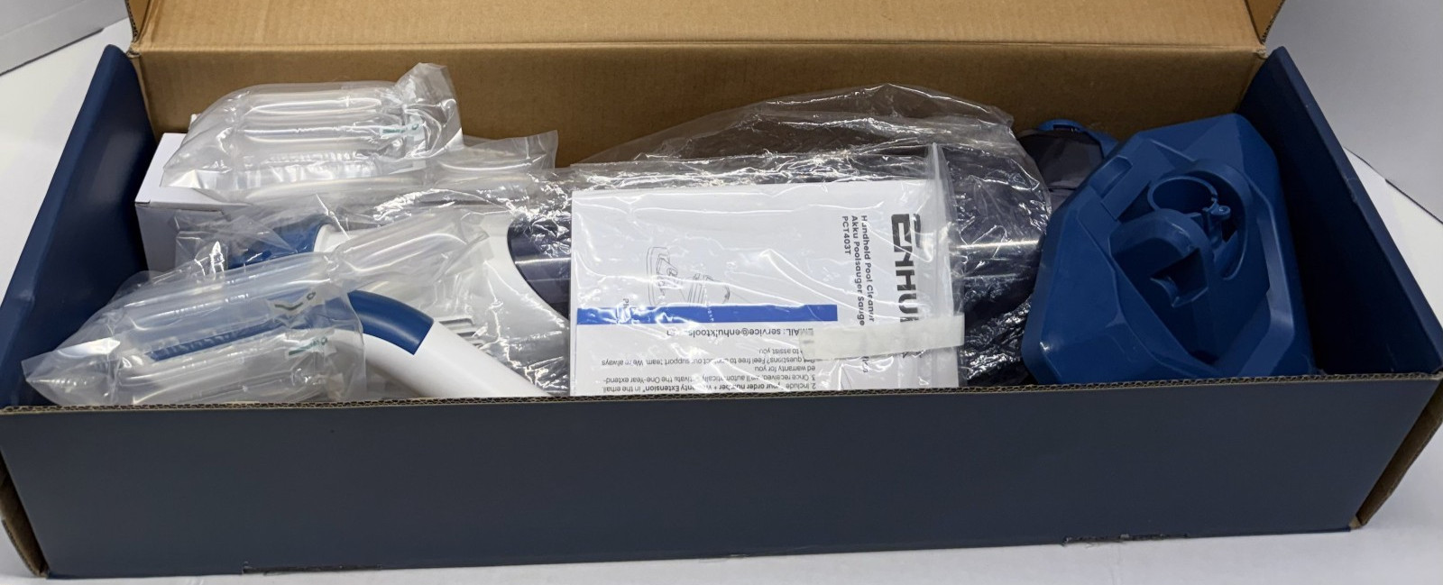 Enhulk PC10 Pro Pool Vacuum Cordless Rechargeable 60 Min New Open Box