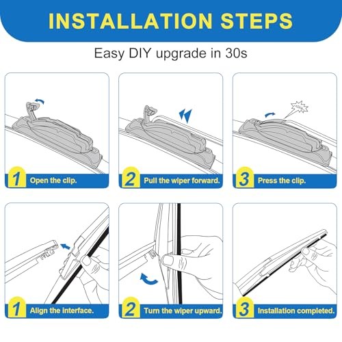 Wiper Blades:3 – Pack Windshield Wipers for Toyota Highlander 2020-2023 – All