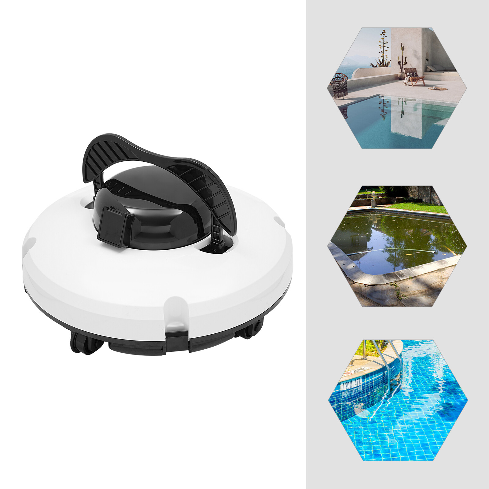 Robotic Cordless Swimming Pool Vacuum Cleaner Swimming Pool Cleaning Machine