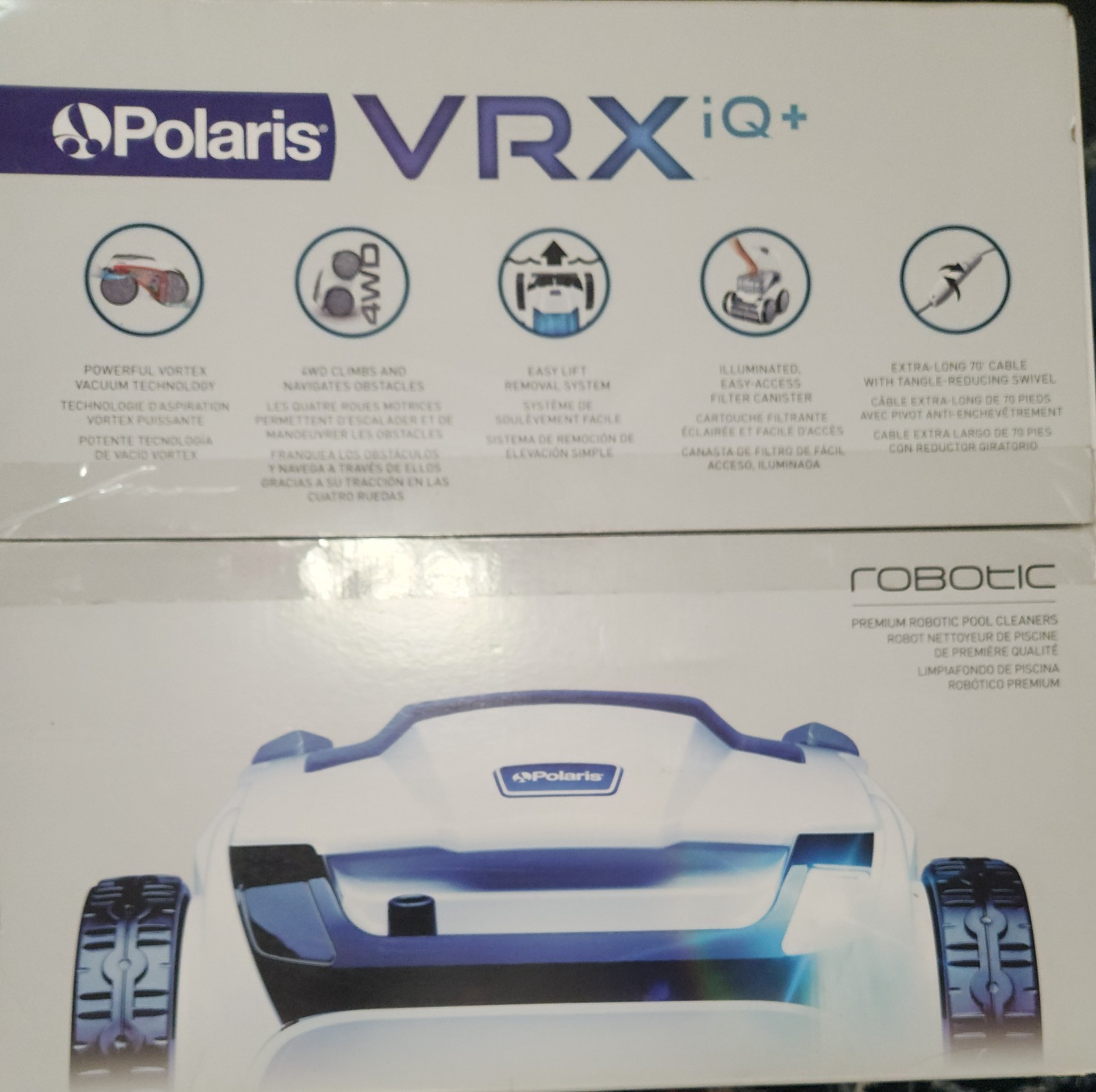 Polaris VRX iQ+ Robotic Pool Cleaner with iAquaLink Control FVRXIQP