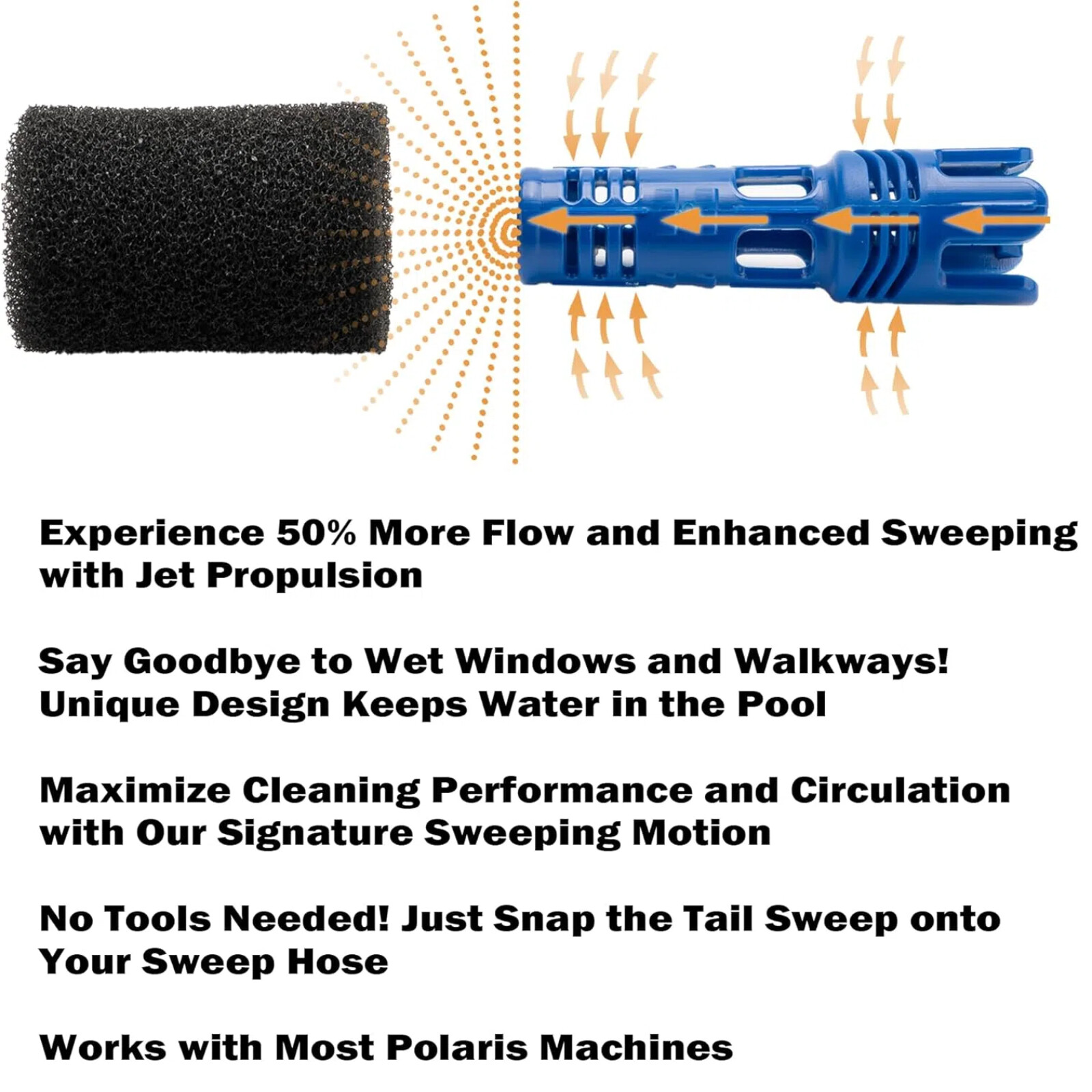 12-Pack TSP10P & 9-100-3105 Hose End Water Flow Enhancer for Polaris Cleaners