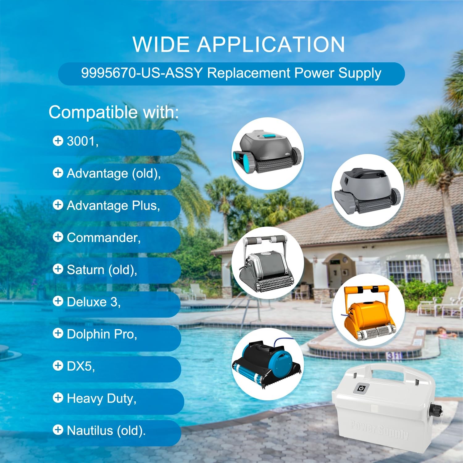 9995670 Assy Power Supply Unit for Dolphin 3001,Advantage (Old) & Plus,Commander
