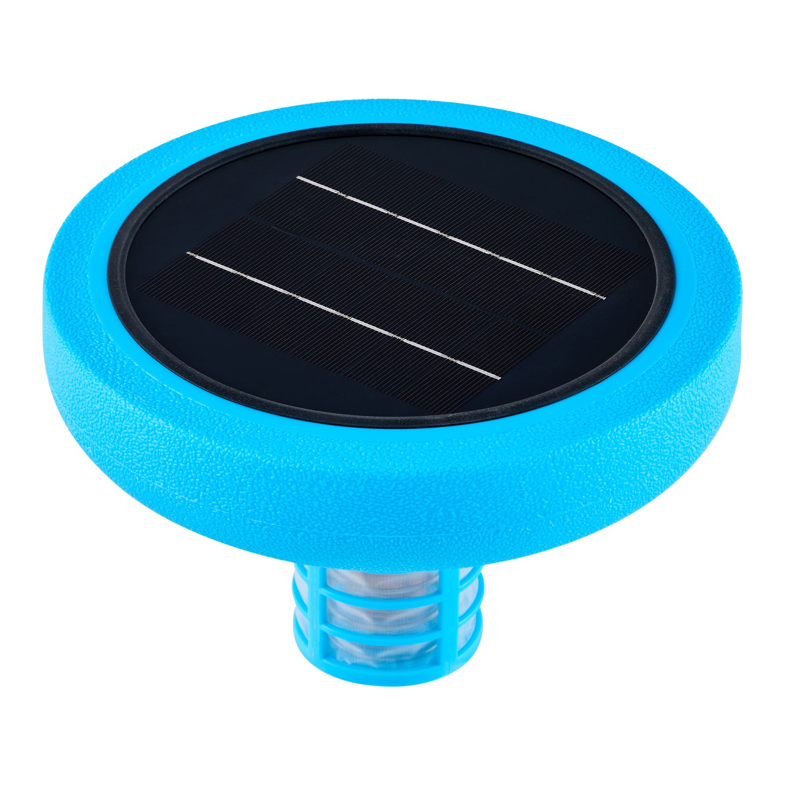 Uimoso Solar Pool Ionizer Round Copper Purifier for Pools Up to 35000 Gal, Blue