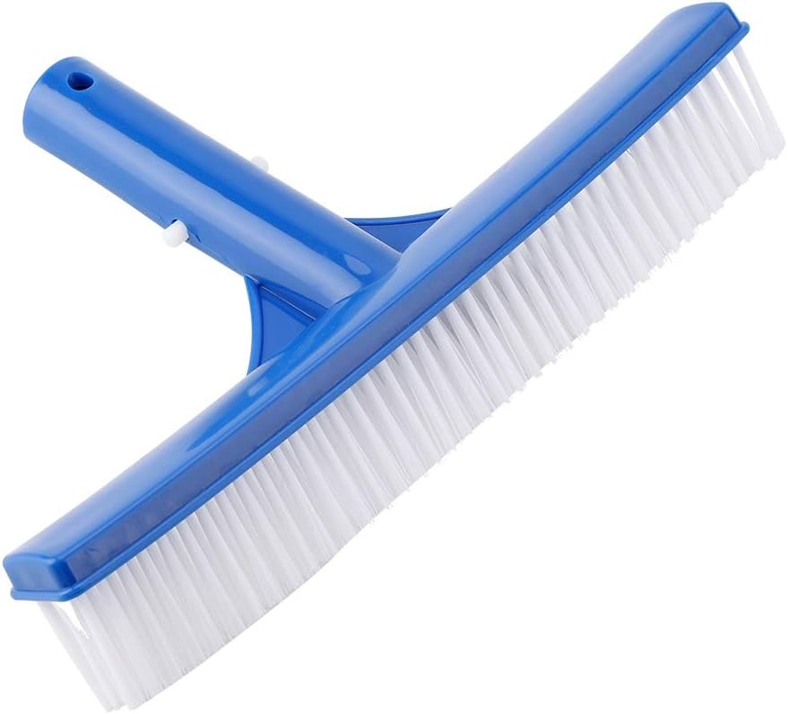 10in Swimming Pool Brush, Plastic Swimming Pool Brush Dirt Moss Pond Spa Hot Spr