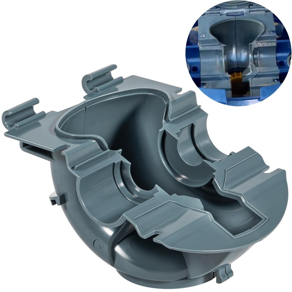 R0525800 Lower Engine Housing Assembly for Zodiac Baracuda MX6 MX8 MX8EL Elite