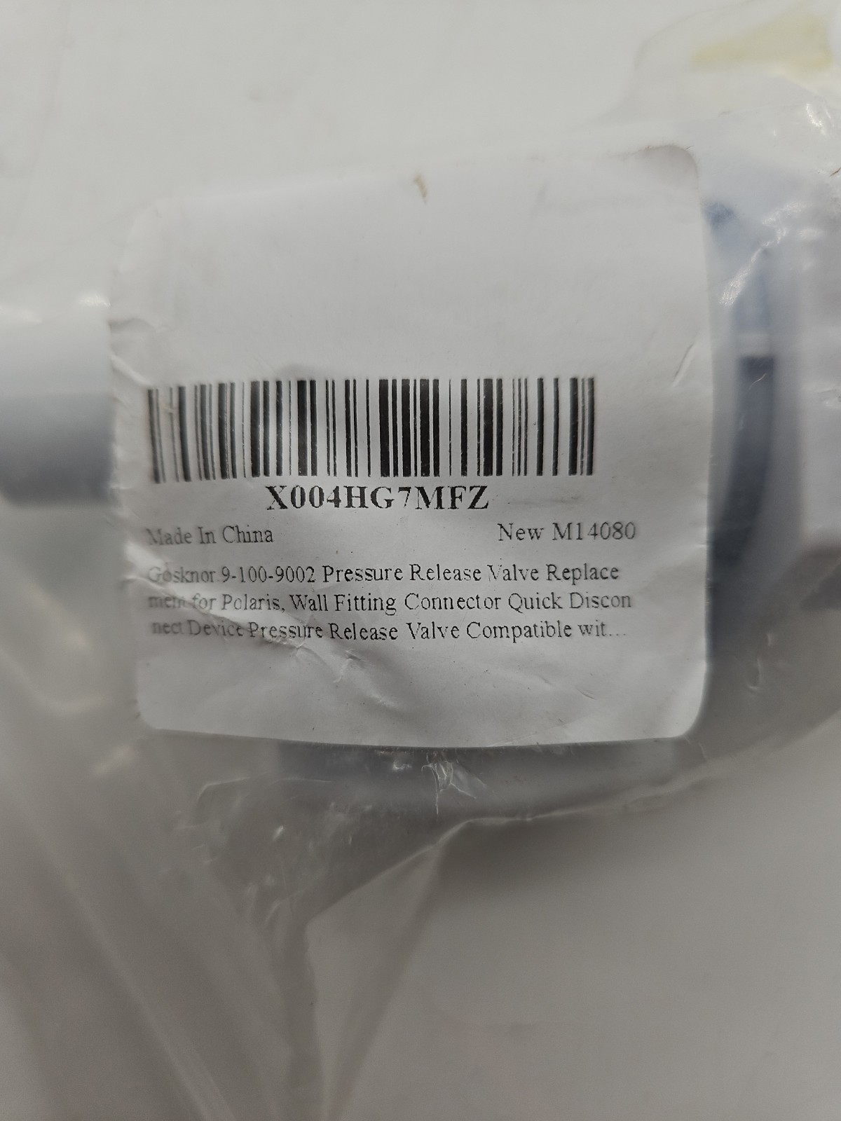 Gosknor – 9-100-9002 – Pressure Release Valve – for Polaris 180 280 380