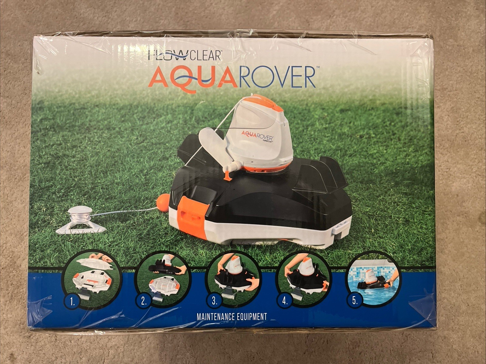 Bestway Flowclear AquaRover Autonomous Robotic Pool Cleaner – Black BRAND NEW