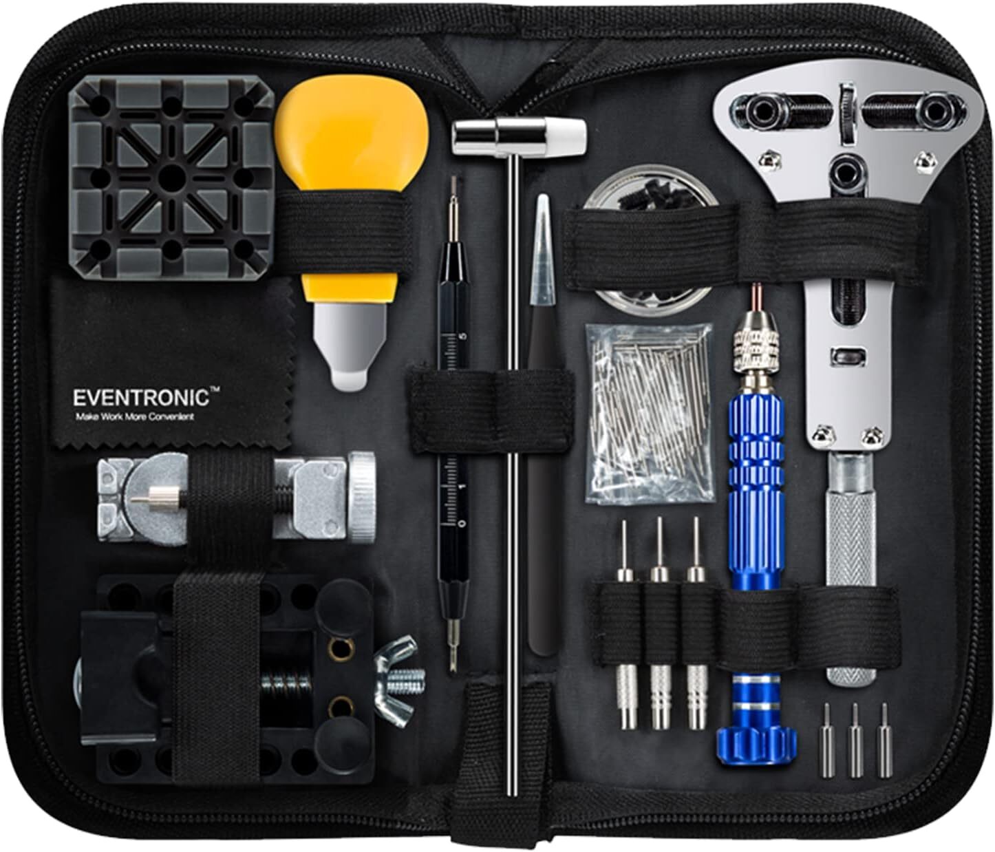 Kit De Reparacion De Reloj, Herramienta Profesional De Reemplazo De Bateria D…