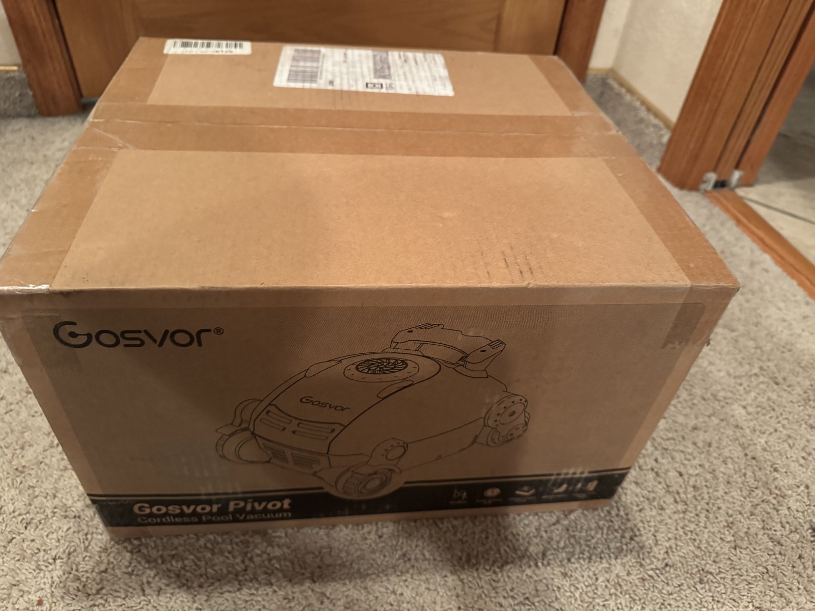 Gosvor Pivot Cordless Robotic Pool Vacuum Cleaner Wall-Climbing Rechargeable NEW
