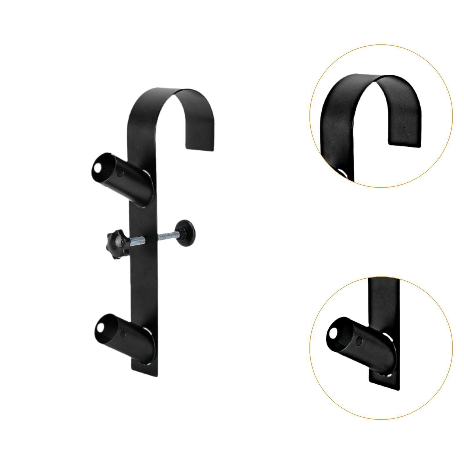 Swimming Pool Pole Hanger Adjustable Lightweight Compact Portable Metal Tool