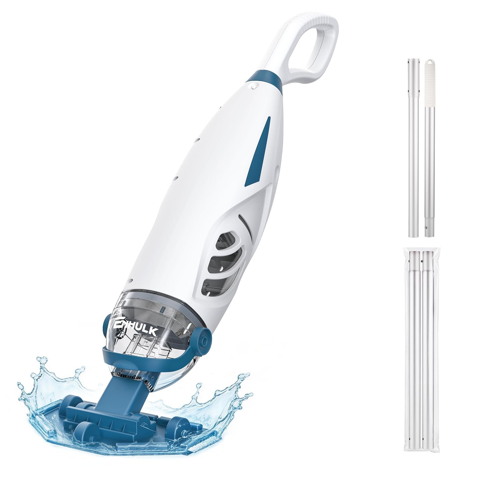 PC68 Cordless Pool Vacuum, Upgraded 26.5 GPM Beast-Level Suction, 6&prime; Extension