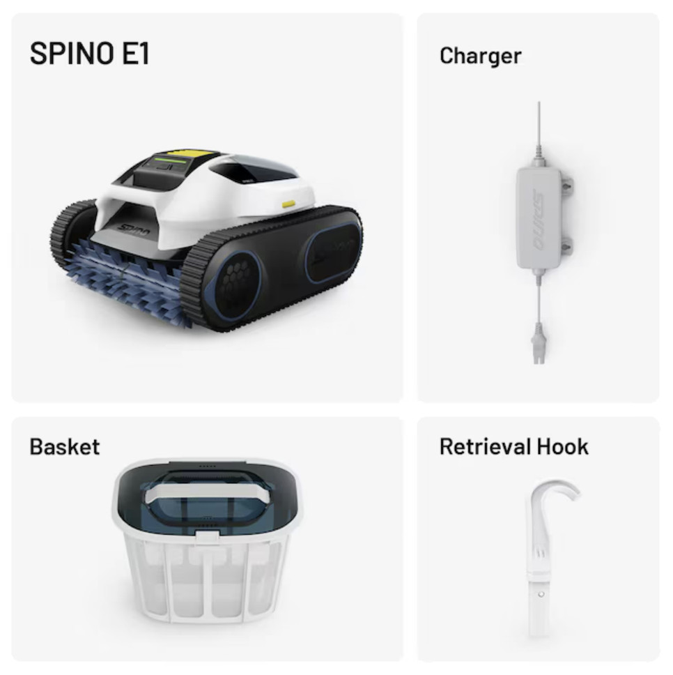 Mammotion SPINO E1 Smart Pool Vacuum For Saltwater Pools Free Shipping