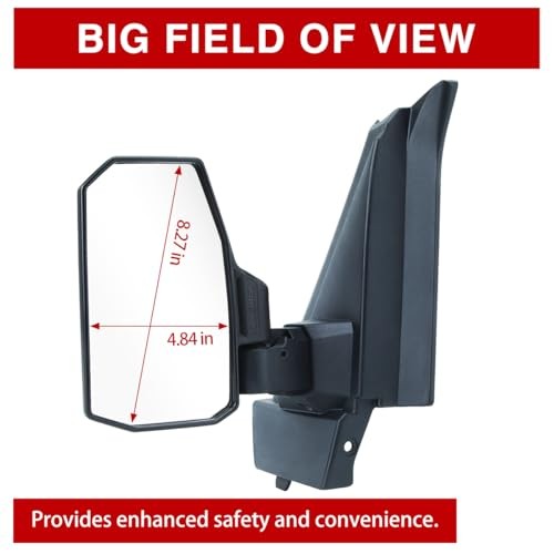 ADV Xpedition Side Mirrors (2pcs),Its Spring-Back Feature Enables Easy Post