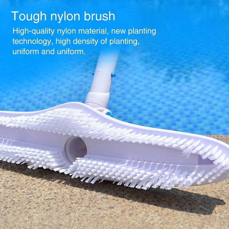 Swimming Pool Clean Brush Pool Wall Floor Suction Vacuum Head Cleaning Brushes