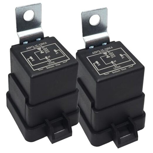Power Trim Tilt Relay AZ973-1C-12DC4 (Pack of 2) – 12V 40A SPDT Relay for