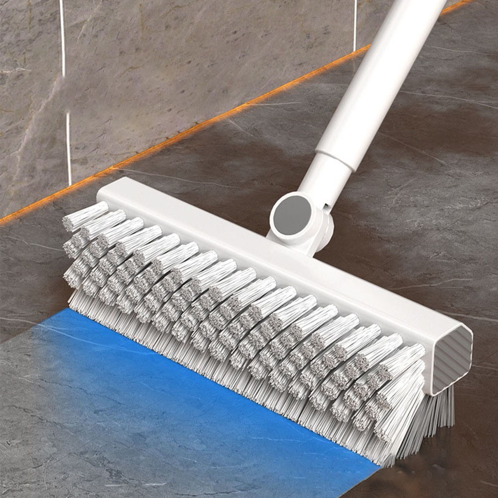 Double Sided Floor Scrubbing Brush for Grout Lines Tiles and Hard Surfaces