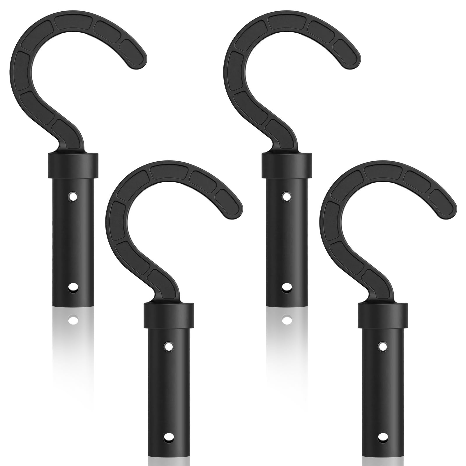 4 Pack Universal Pool Cleaner Hooks – 8&Prime;x3.7&Prime; Accessories for Above Ground & Und